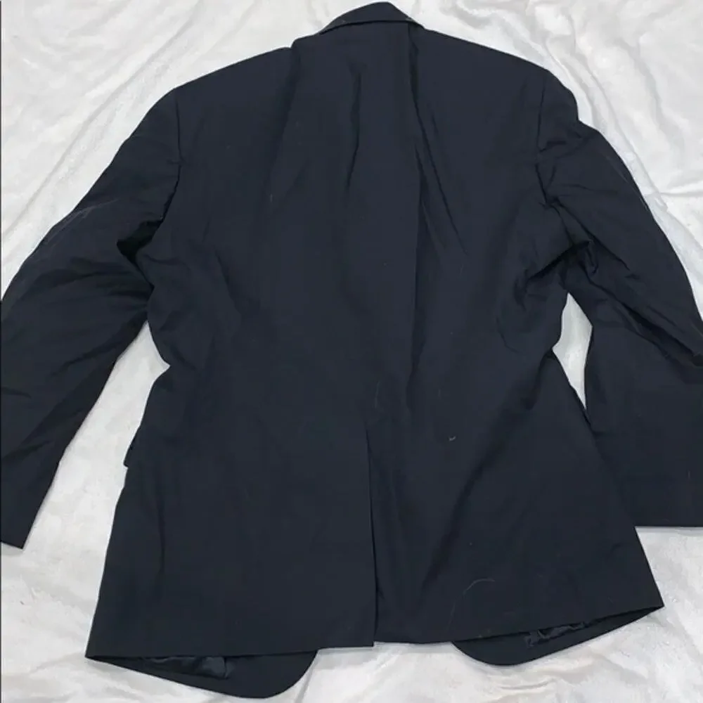 Jos A. Bank navy blue two button blazer dinner jacket | Sz 42R